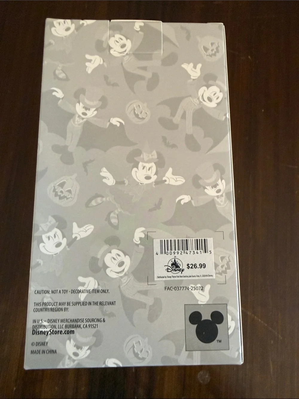Disney Halloween Couple Ornament - Purple & Black with Teal Accents NWT